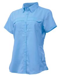 Womens Short Sleeve Fishing Shirt - Security