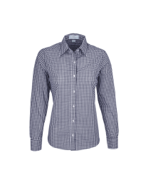 Women's Easy Care Gingham Check Shirt - Sid's American Kitchen