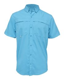 Mens Short Sleeve Fishing Shirt - Locksmith