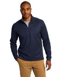 Port Authority Vertical Texture 1/4-Zip Pullover-Management