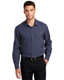 Port Authority Long Sleeve Performance Staff Shirt - Front Desk